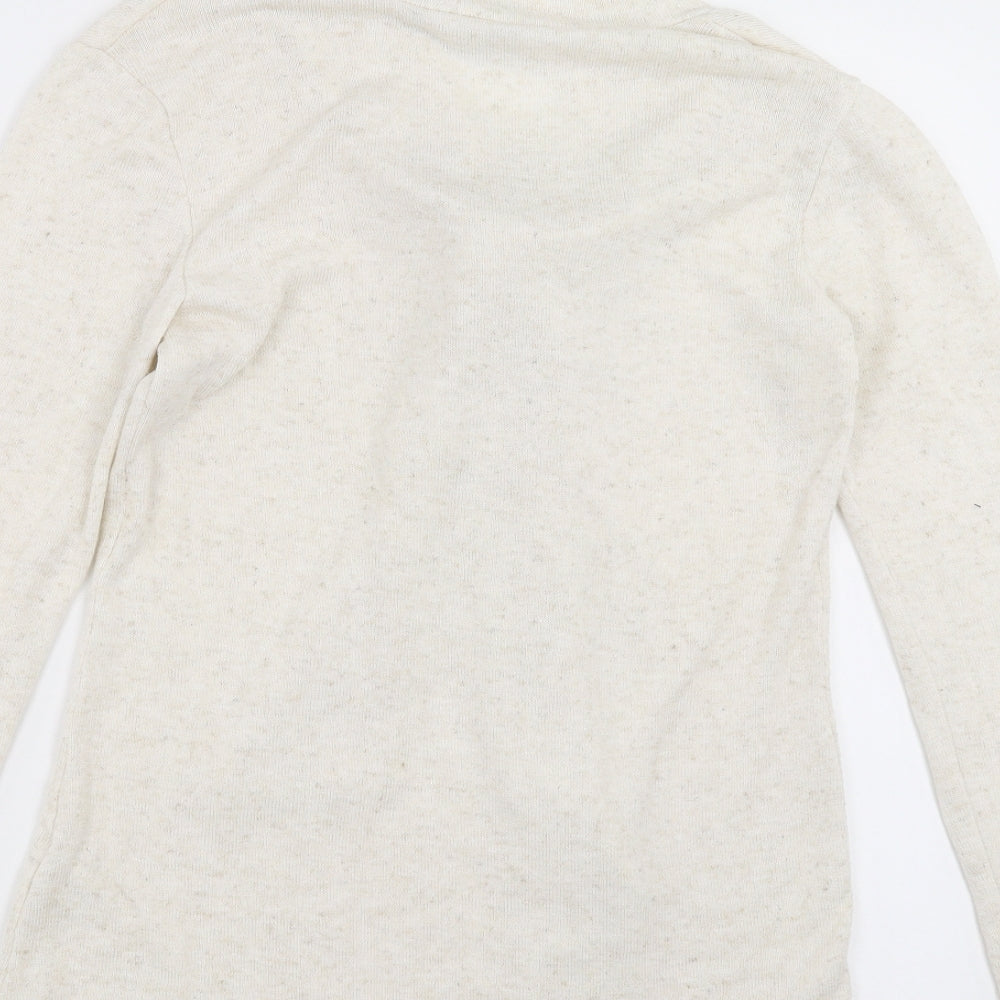 TU Womens Beige Knit Pullover Jumper Size 8
