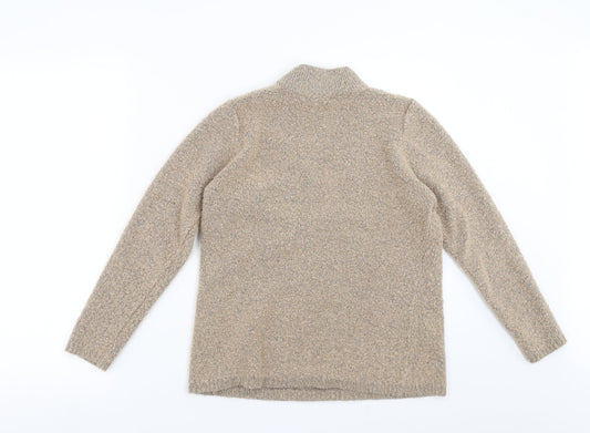 Womens UK Size M BM Beige Pullover Jumper