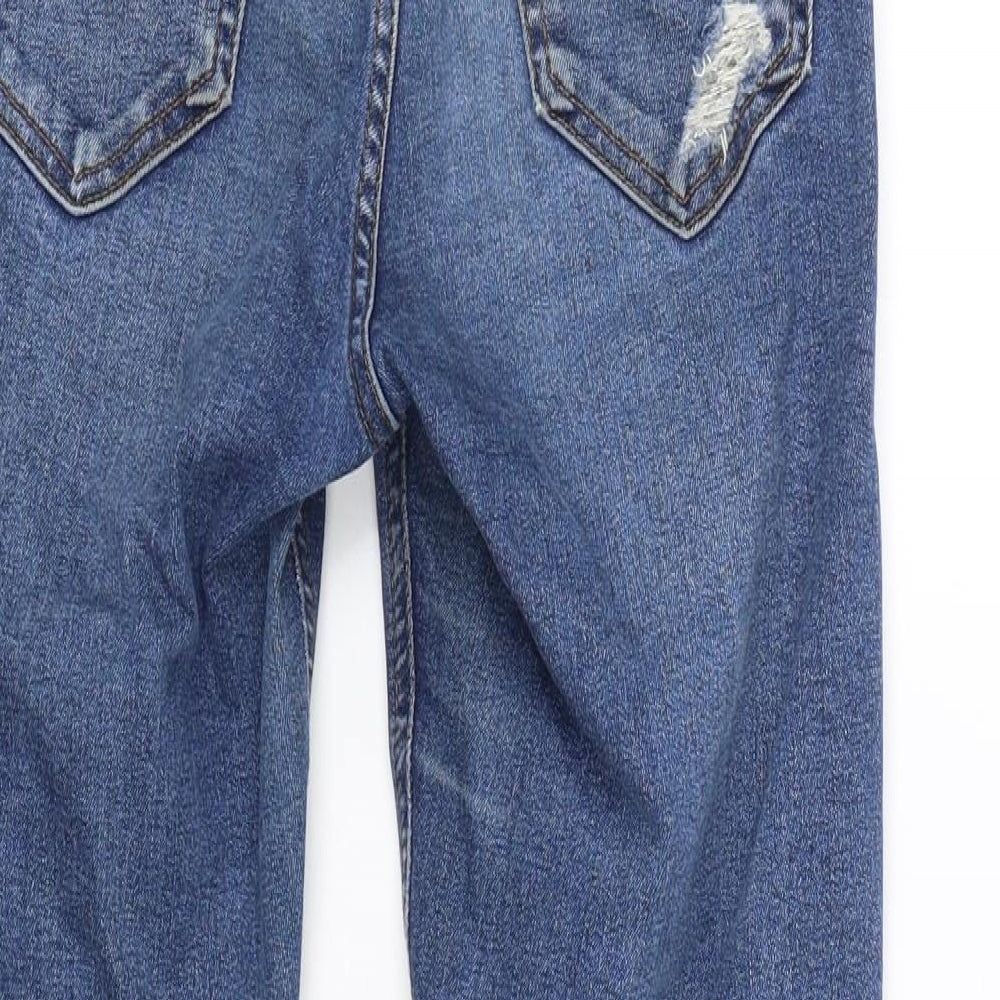 Topshop Womens Blue Denim Skinny Jeans Size 26 L26 in