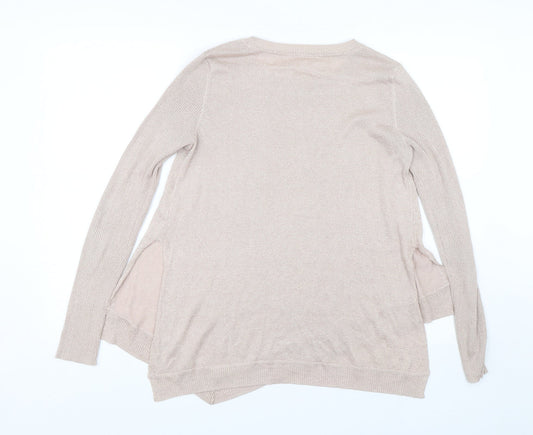 Womens UK Size M Retrology Pink Pullover Jumper