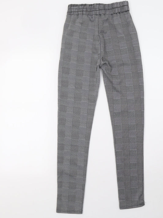 Womens UK Size S Preworn Regular Fit White Trousers