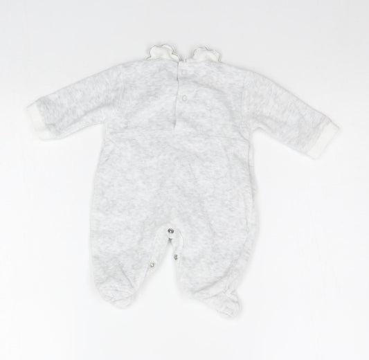 Cutie Pie Baby Grey Babygrow One-Piece Size Newborn