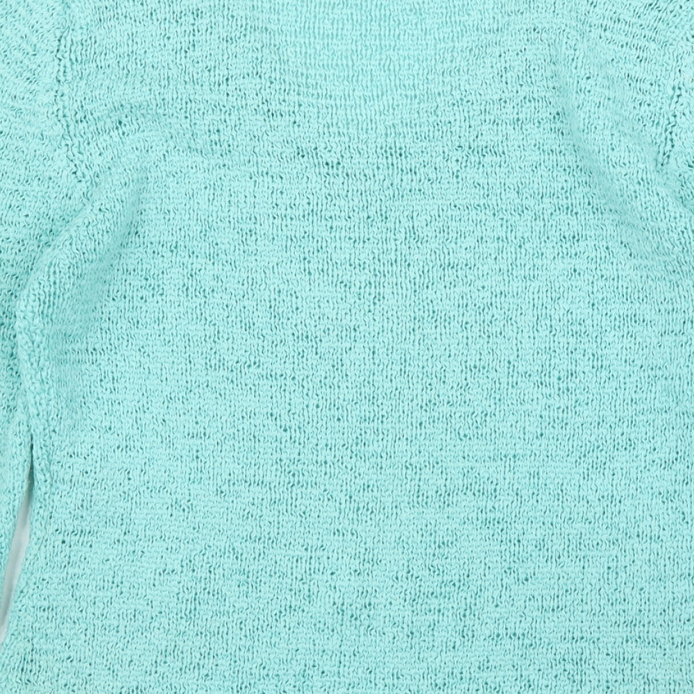 Tina Taylor Womens Green Basic Blouse Size M