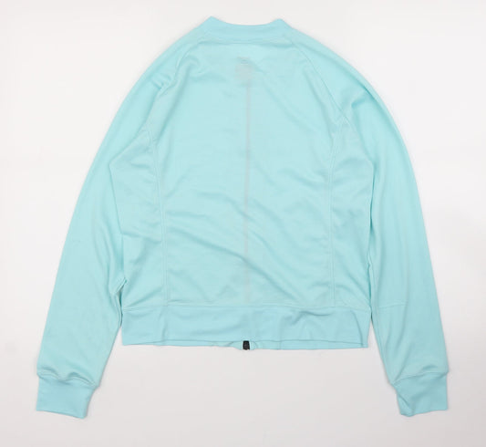 Hind Womens Blue Full Zip Jumper Size M