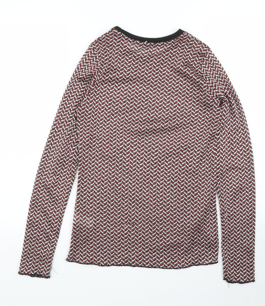 Womens UK Size 8 River Island Purple Pullover Jumper