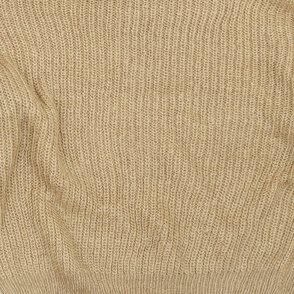 Brave Soul Womens Beige Pullover Jumper Size L