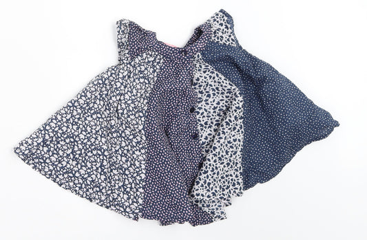 Mini Me Girls Blue Fit & Flare Size 0-3 Months