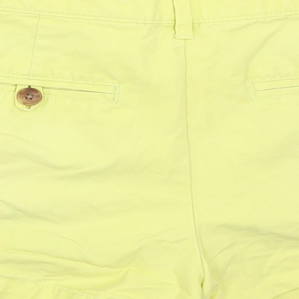 Gap Womens Yellow Chino Shorts Size 4