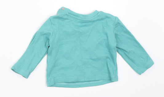 Very Girls Blue Basic T-Shirt Size 0-3 Months