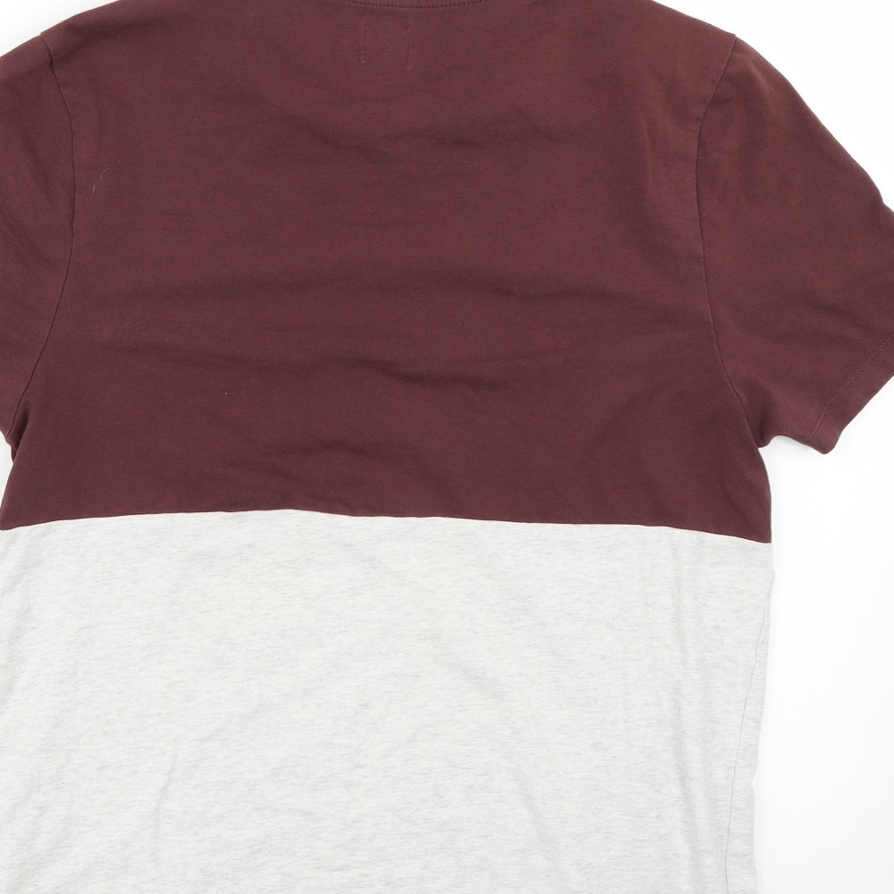 Womens UK Size S ASOS Multicoloured Basic T-Shirt