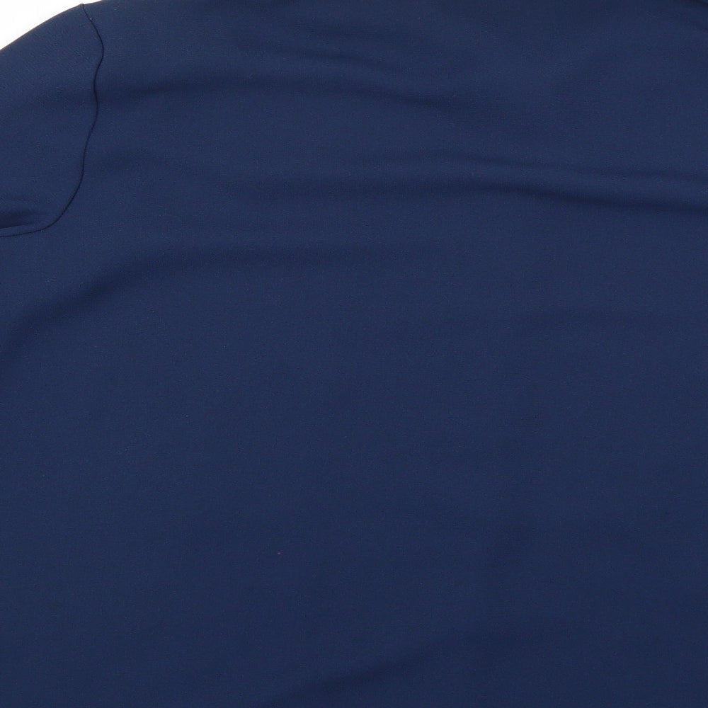 Womens UK Size 20 bella moda Blue Basic Button-Up