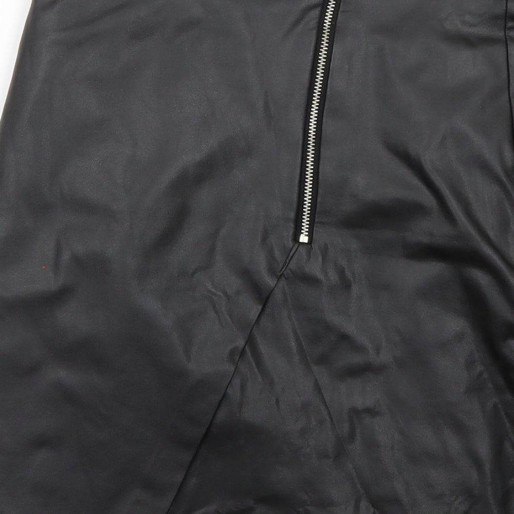 Miss Selfridge Womens Beige Houndstooth Mini Skirt Size 8