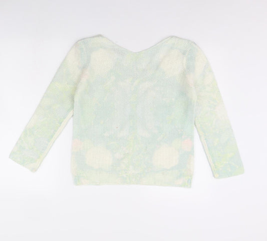 ALICE V Womens Green Pullover Jumper Size S