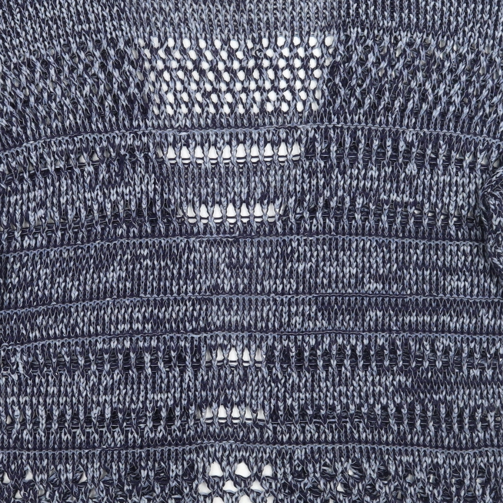 F&F Womens Blue Cardigan Jumper Size 12