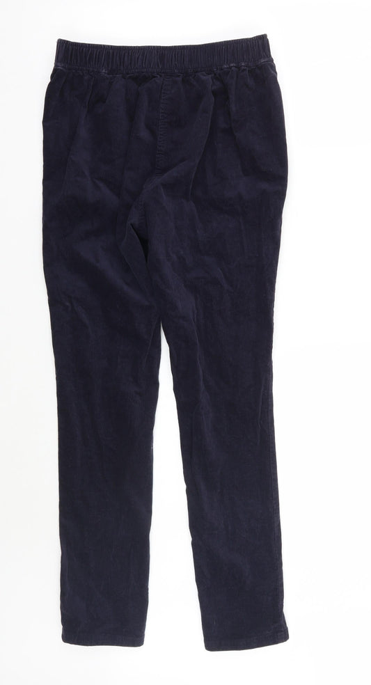 Womens UK Size 10 Marks and Spencer Regular Fit Blue Trousers