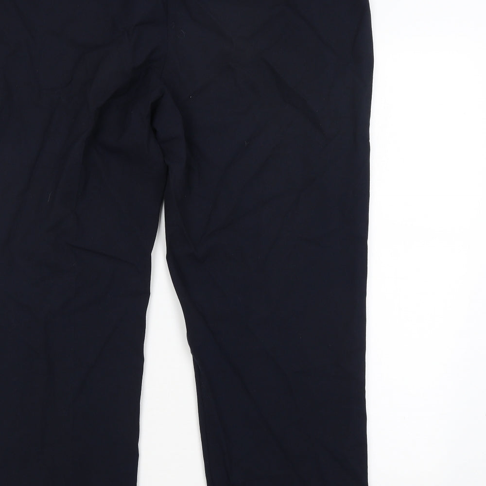 Womens UK Size 18 BHS Regular Fit Blue Trousers