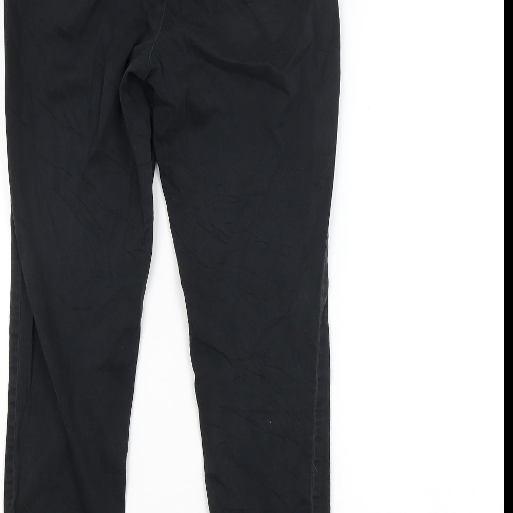 New Look Womens Black Trousers Size 8 L22 in
