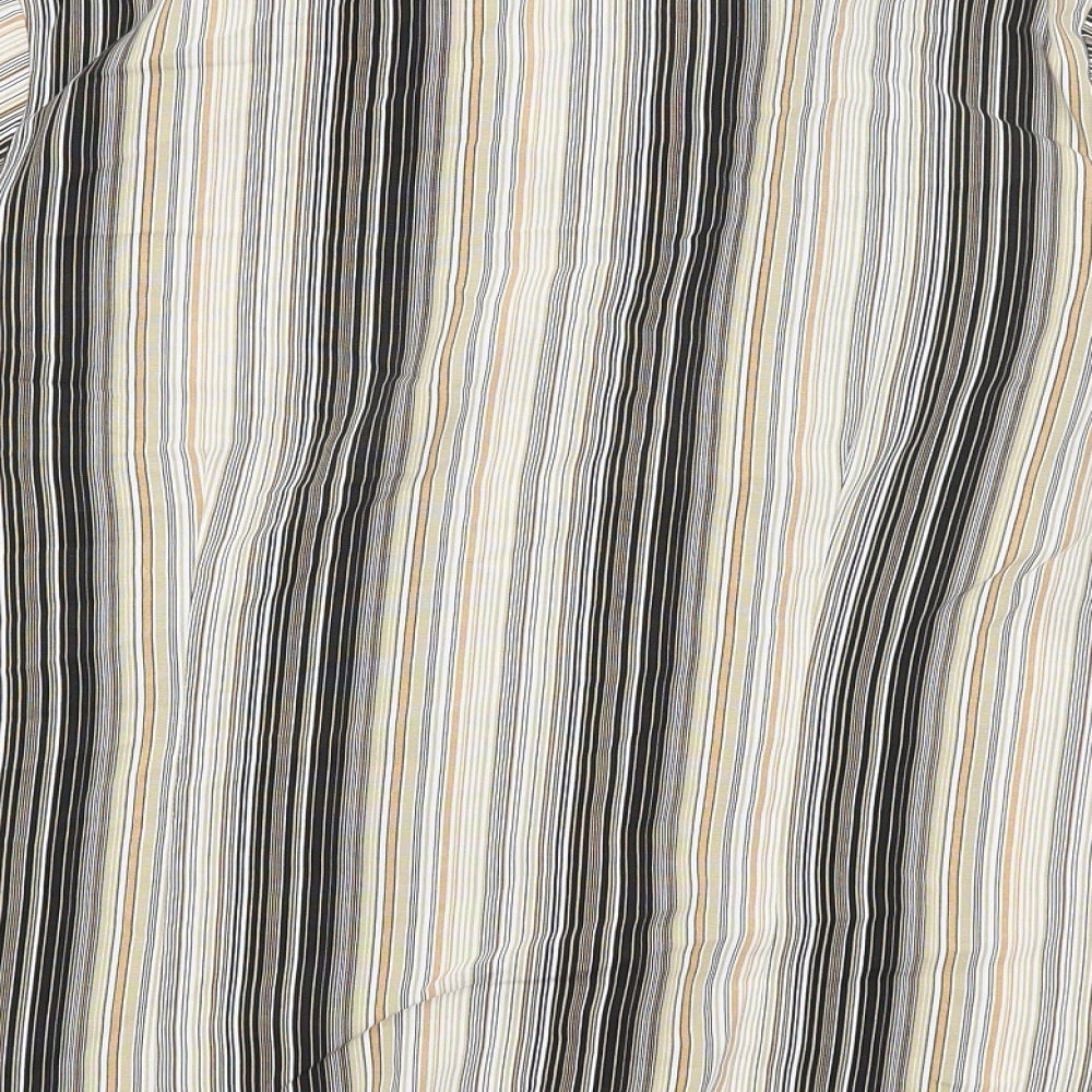 Bonmarché Womens Multicoloured Striped Basic Button-Up Size 16