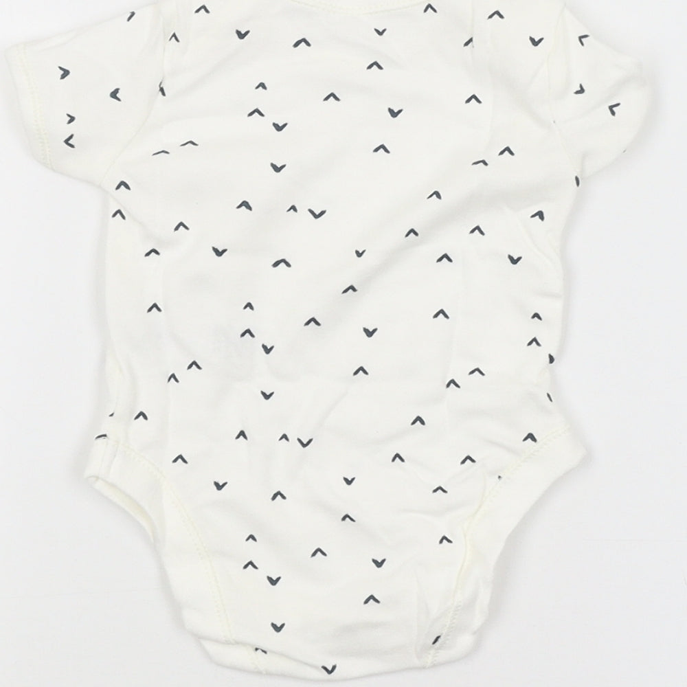 George Baby White Babygrow One-Piece Size 3-6 Months