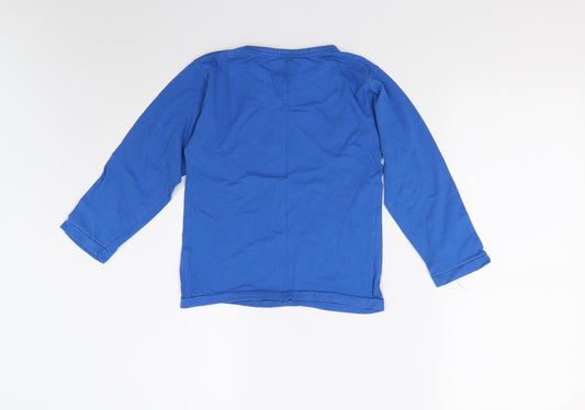 Primark Boys Blue Pullover T-Shirt Size 3-4 Years