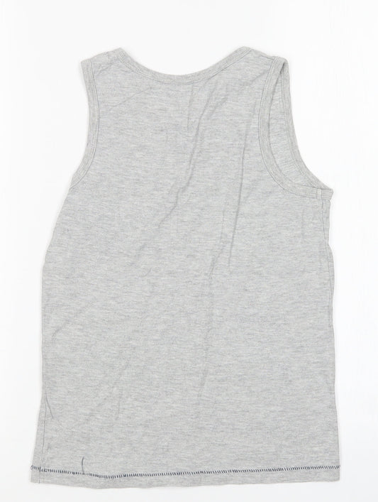 NEXT Boys Grey Basic Tank Size 9 Years