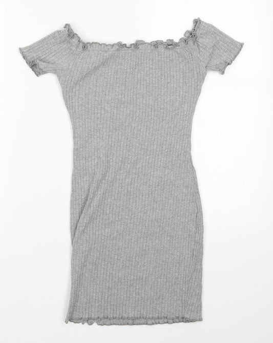 SheIn Womens Grey Sheath Size S