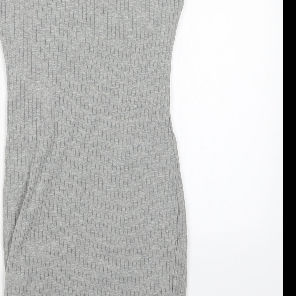 SheIn Womens Grey Sheath Size S