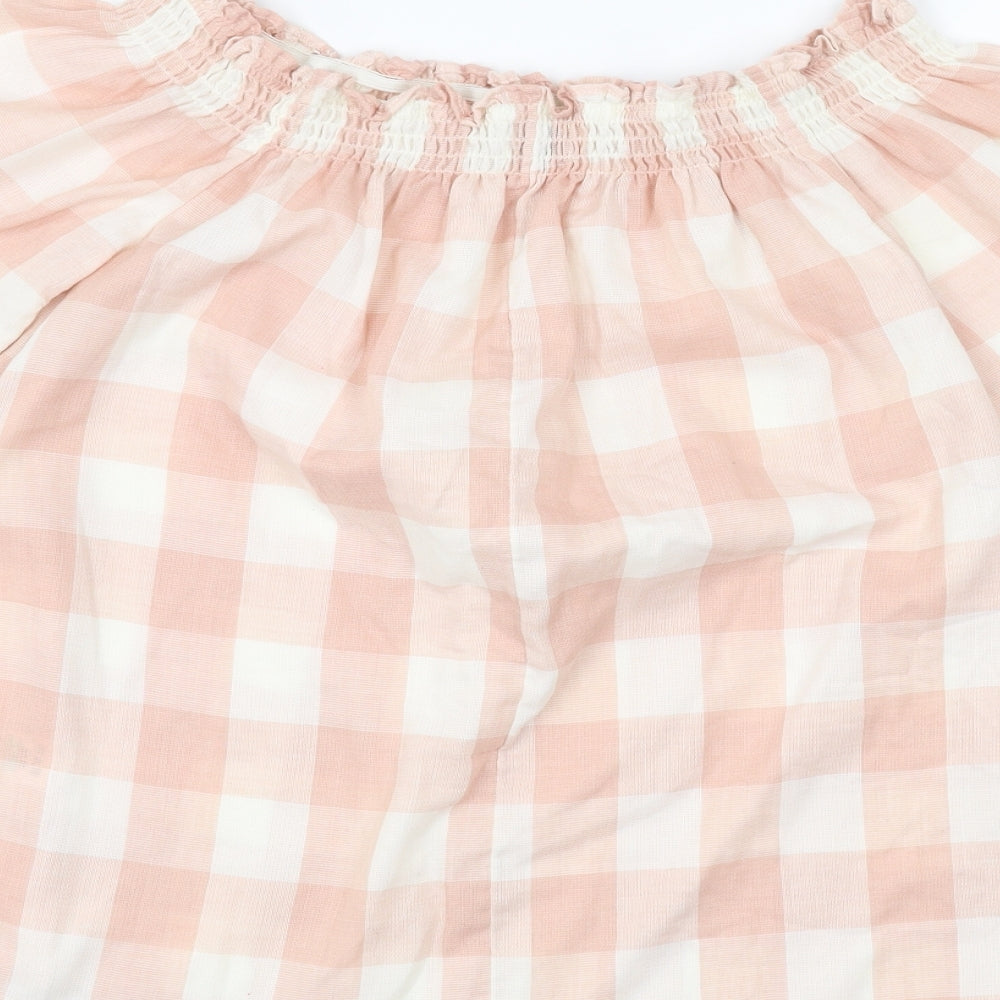 Papaya Womens Pink Basic Blouse Size 10