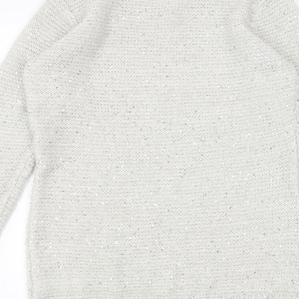 F&F Womens Grey Pullover Jumper Size 10