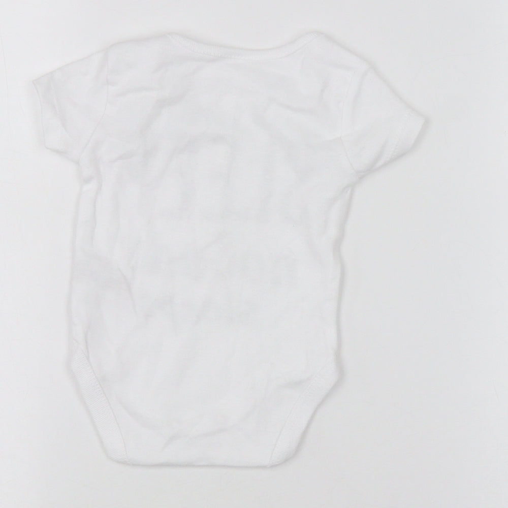 Pep&Co Baby White Basic T-Shirt Size 0-3 Months