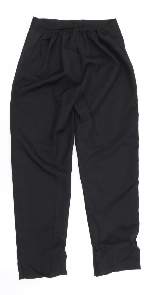 SMITHYS Womens Black Geometric Bloomer Trousers Size S L27 in