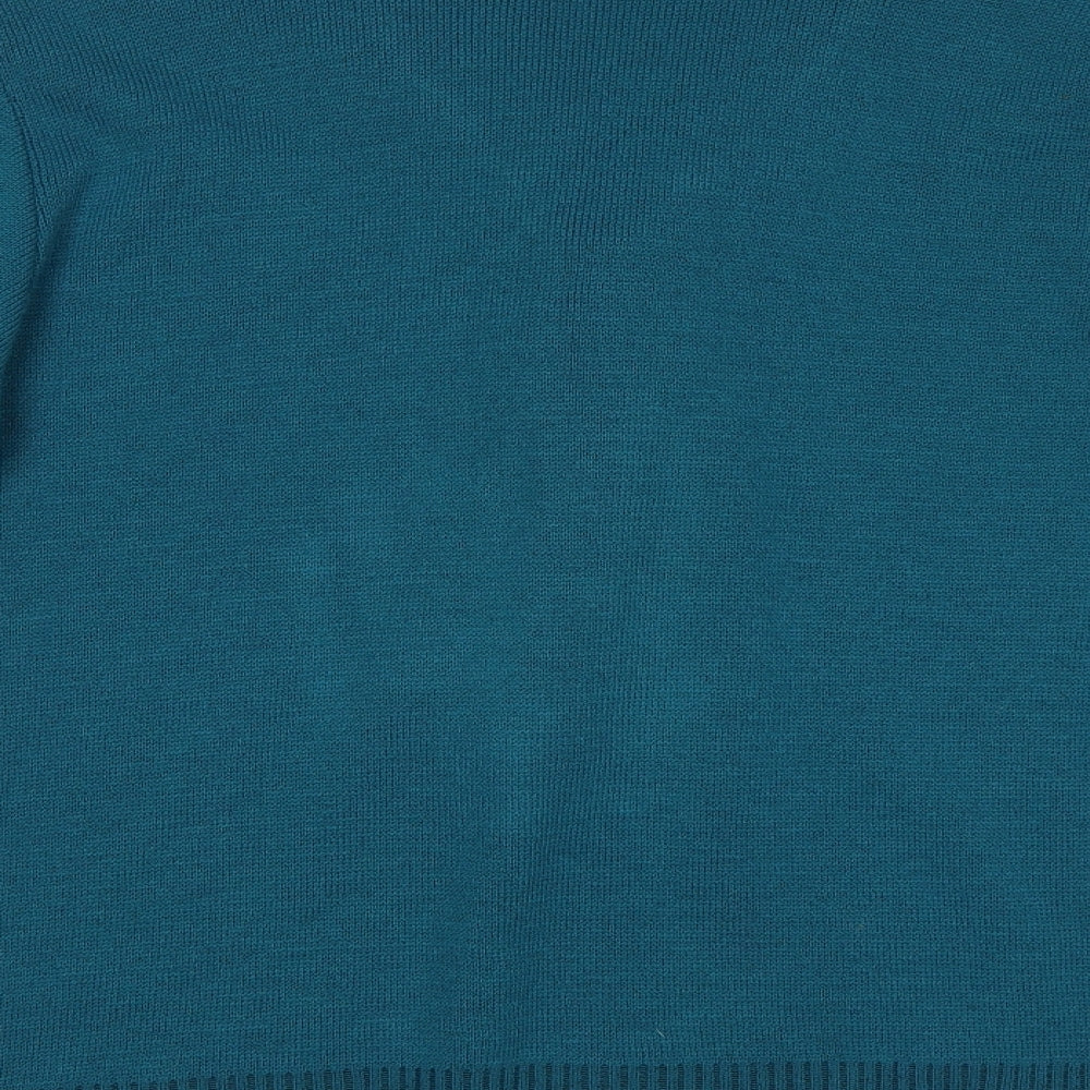 Classic Womens Green Pullover Jumper Size M