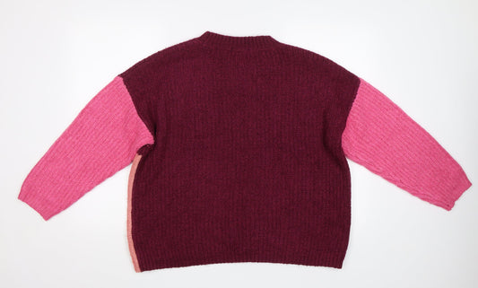 TU Womens Purple Pullover Jumper Size L