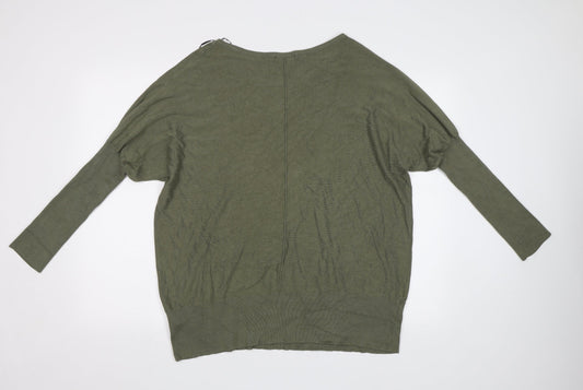 Womens UK Size XL bonprix Green Pullover Jumper