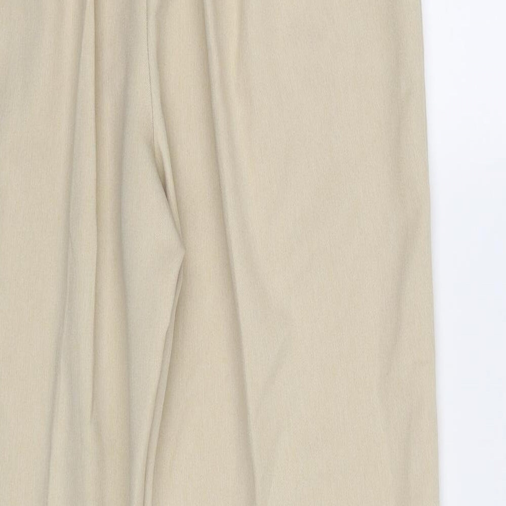 Womens UK Size 10 Saira of Manchester Regular Fit Beige Trousers