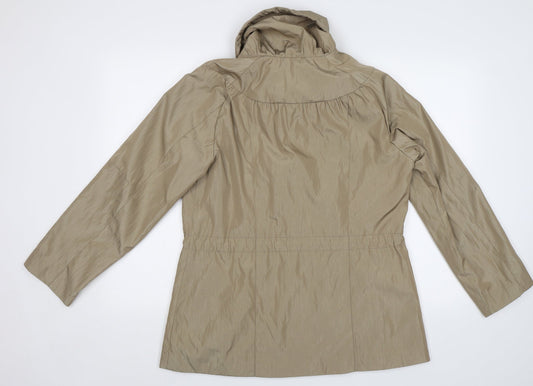 Klass Womens Beige Jacket Size 12