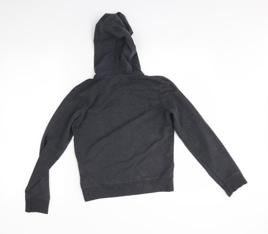M&S Boys Grey Full Zip Hoodie Size 11-12 Years