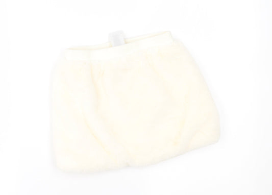 Preworn Girls Ivory A-Line Skirt Size 5-6 Years