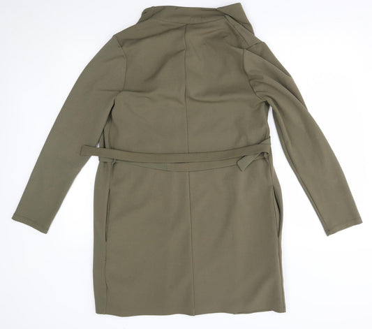 New Look Womens Green Coatigan Size 10