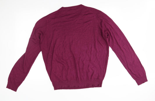 EWM Mens Red Pullover Jumper Size M