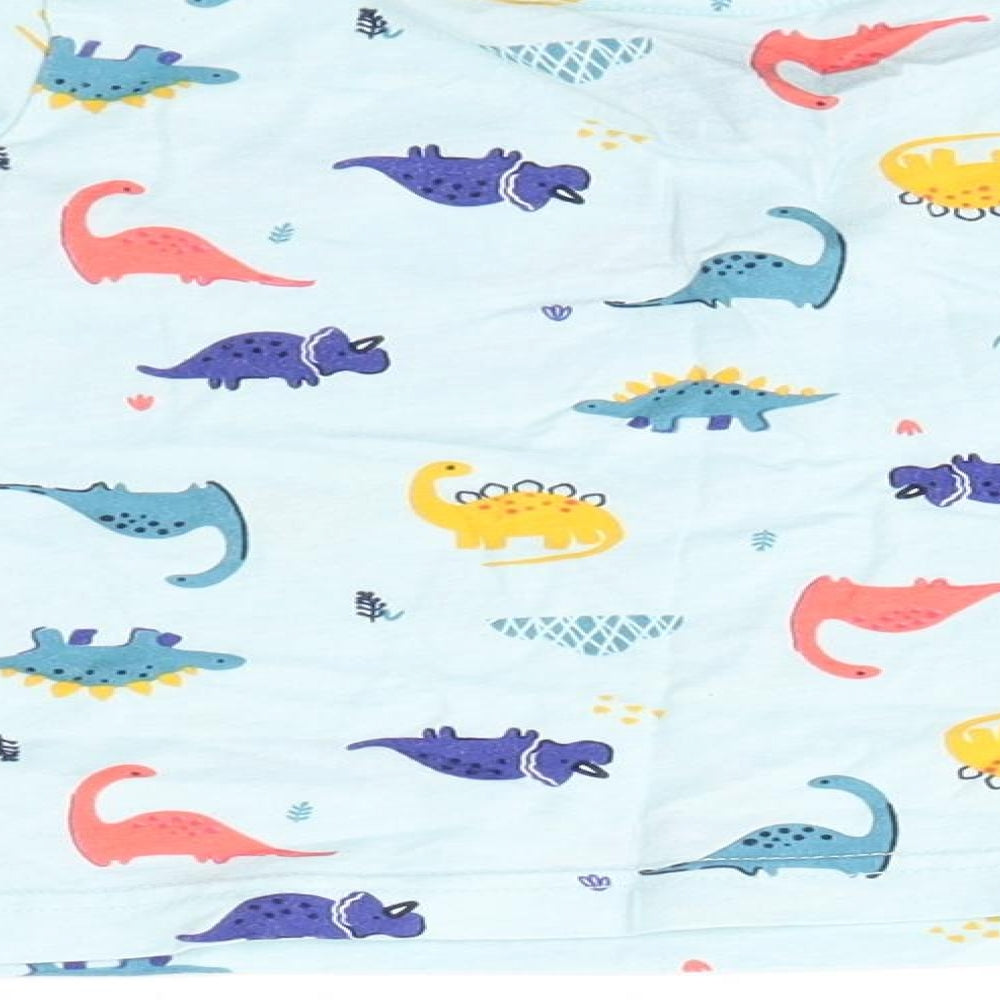 Preworn Girls Multicoloured Top Pyjama Top Size 2-3 Years - Dinosaurs