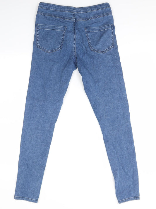 Denim CO Womens Blue Skinny Jeans Size 10 L26 in