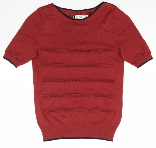 Womens UK Size 10 Principles Red Pullover Jumper