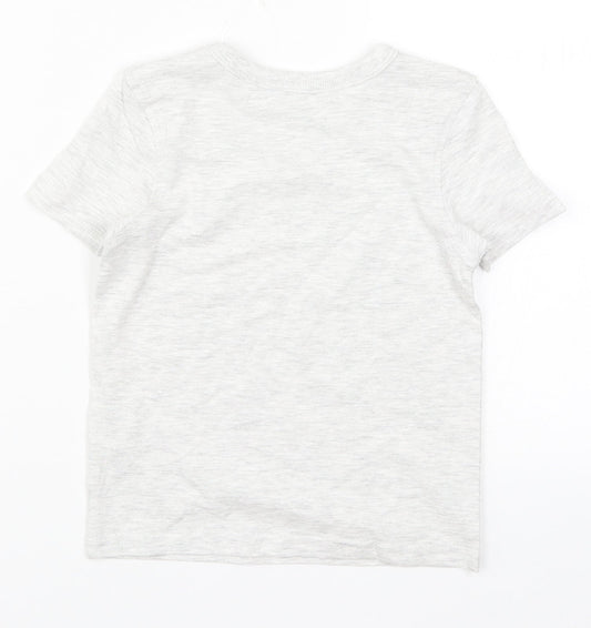 George Boys Grey Basic T-Shirt Size 2-3 Years