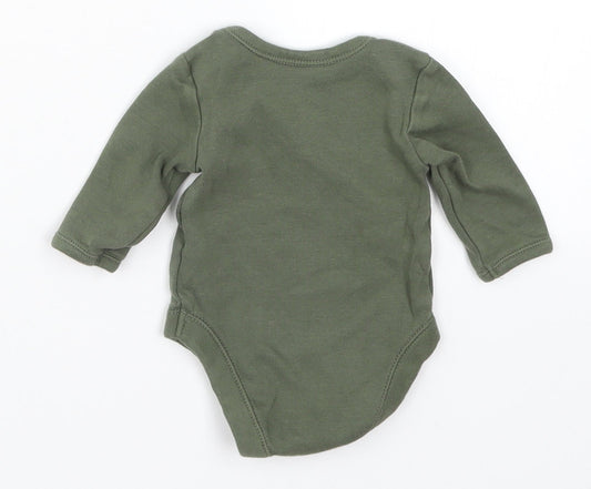 George Baby Green Babygrow One-Piece Size Newborn - Time For Some Fun