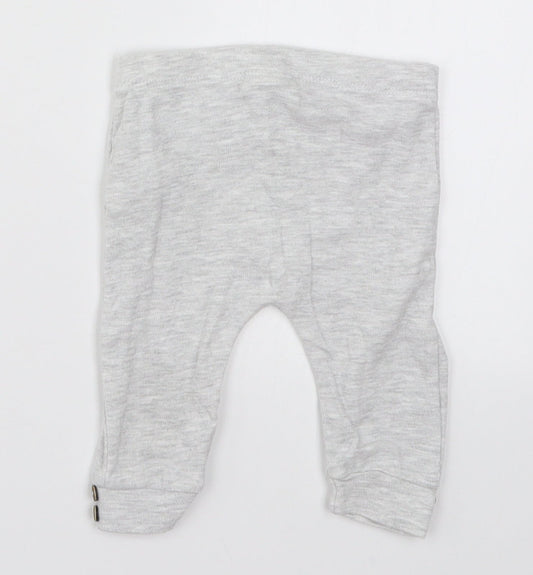 Fred & Flo Girls Grey Capri Leggings Size 3-6 Months
