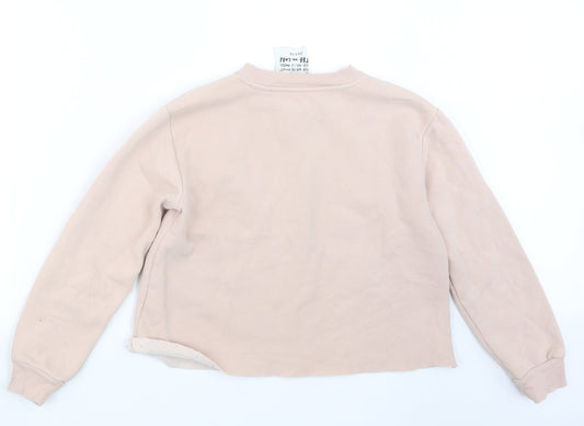 Womens UK Size 10 Topshop Pink Pullover Jumper