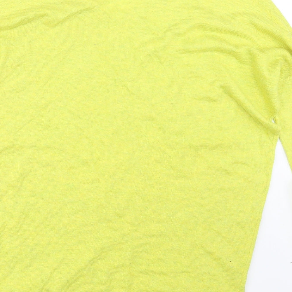 Atmosphere Womens Yellow Knit Pullover Jumper Size S