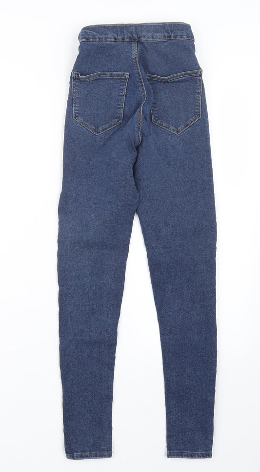 Topshop Womens Blue Denim Straight Jeans Size 20 in L26 in