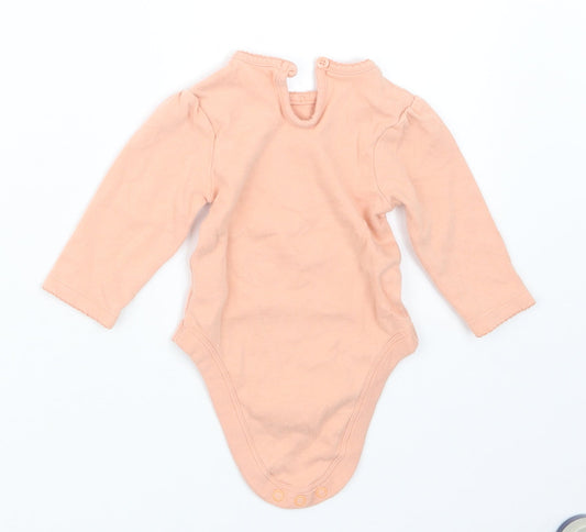 George Girls Orange Babygrow One-Piece Size 3-6 Months